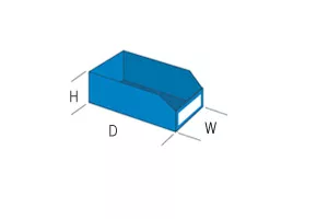 Kbins Polypropylene Storage Bins